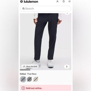 Lululemon Women Golf Pants